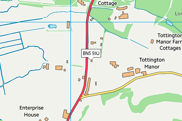 Map of F C G NIGHTINGALE LIMITED at district scale