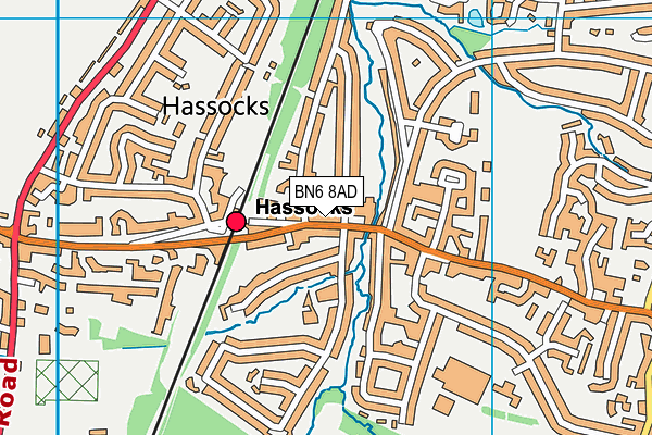 Map of INDIGO (HASSOCKS) LIMITED at district scale