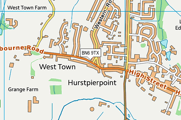 Map of HURST PIT STOP LTD at district scale