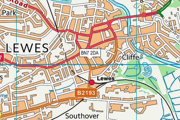 Map of THE LEWES POUND COMMUNITY INTEREST COMPANY at district scale