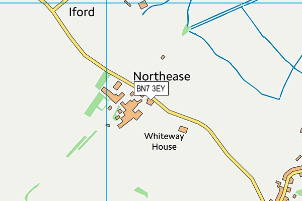 Northease Manor School map (BN7 3EY) - OS VectorMap District (Ordnance Survey)