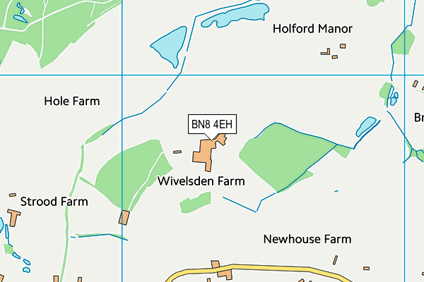 BN8 4EH map - OS VectorMap District (Ordnance Survey)