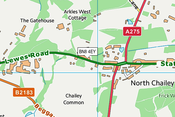 BN8 4EY map - OS VectorMap District (Ordnance Survey)