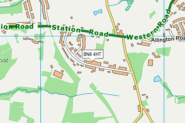 BN8 4HT map - OS VectorMap District (Ordnance Survey)
