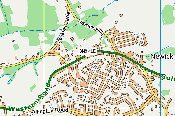 BN8 4LE map - OS VectorMap District (Ordnance Survey)