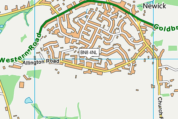 BN8 4NL map - OS VectorMap District (Ordnance Survey)