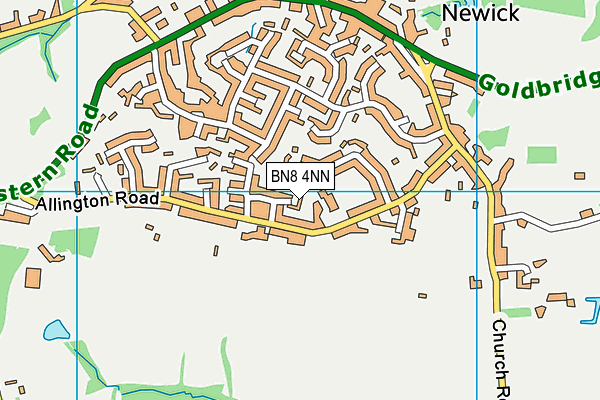 BN8 4NN map - OS VectorMap District (Ordnance Survey)