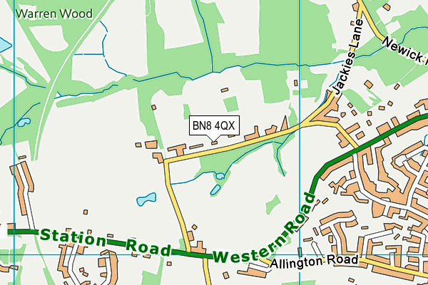 Map of SILVERDALE WOODLANDS LIMITED at district scale