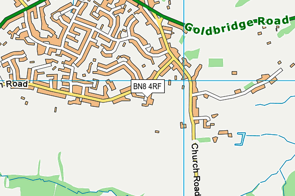 BN8 4RF map - OS VectorMap District (Ordnance Survey)