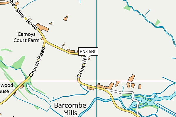 BN8 5BL map - OS VectorMap District (Ordnance Survey)