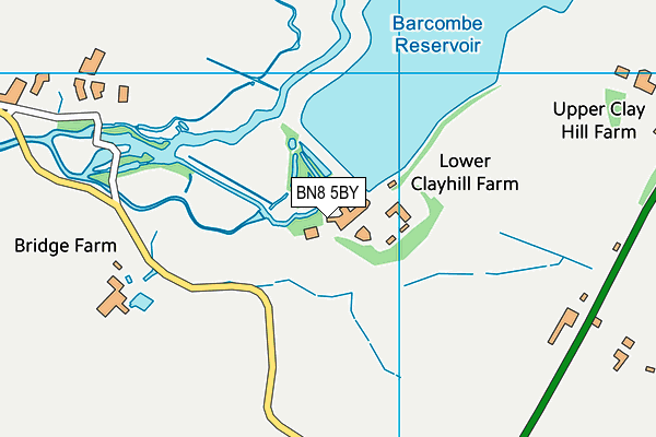 BN8 5BY map - OS VectorMap District (Ordnance Survey)