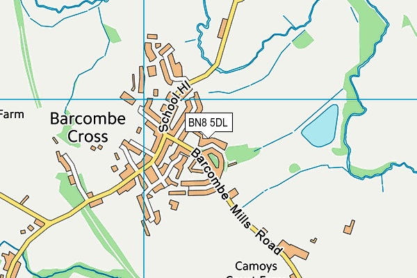 BN8 5DL map - OS VectorMap District (Ordnance Survey)