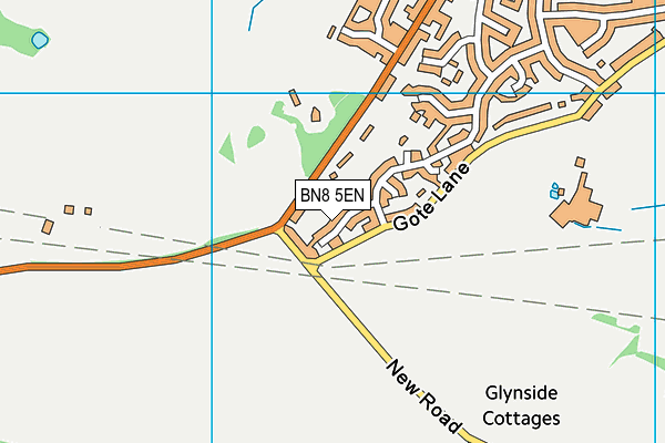 BN8 5EN map - OS VectorMap District (Ordnance Survey)