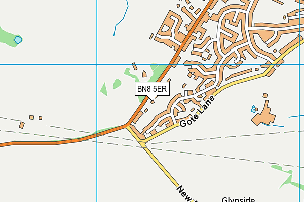BN8 5ER map - OS VectorMap District (Ordnance Survey)