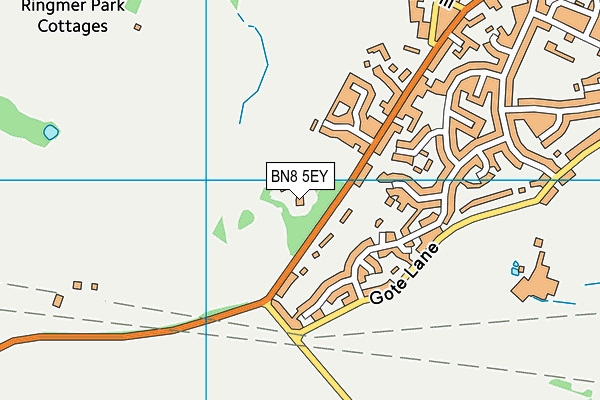 BN8 5EY map - OS VectorMap District (Ordnance Survey)