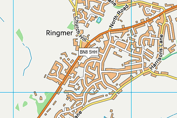 BN8 5HH map - OS VectorMap District (Ordnance Survey)