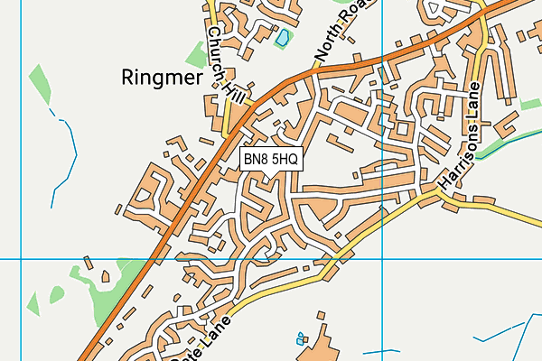BN8 5HQ map - OS VectorMap District (Ordnance Survey)