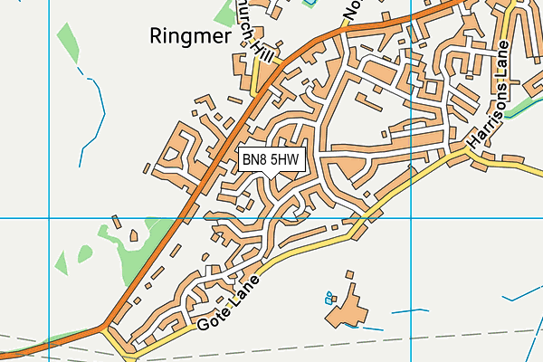 BN8 5HW map - OS VectorMap District (Ordnance Survey)