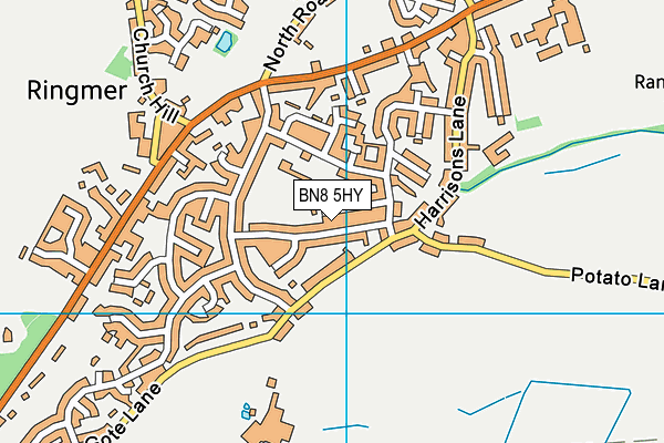 BN8 5HY map - OS VectorMap District (Ordnance Survey)