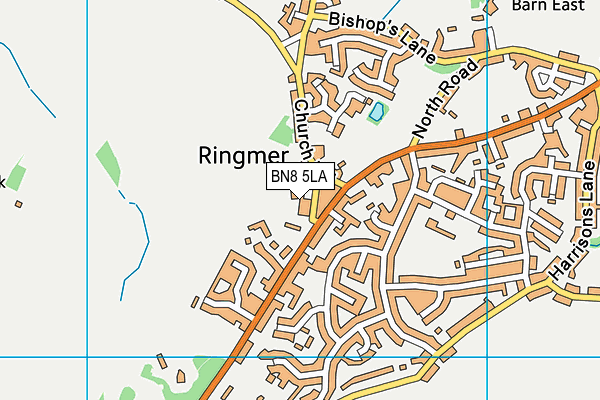 BN8 5LA map - OS VectorMap District (Ordnance Survey)