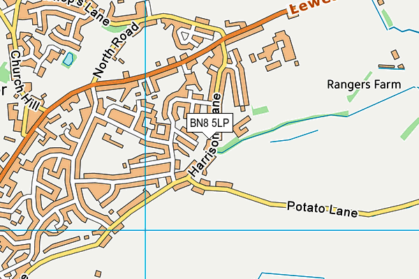 BN8 5LP map - OS VectorMap District (Ordnance Survey)
