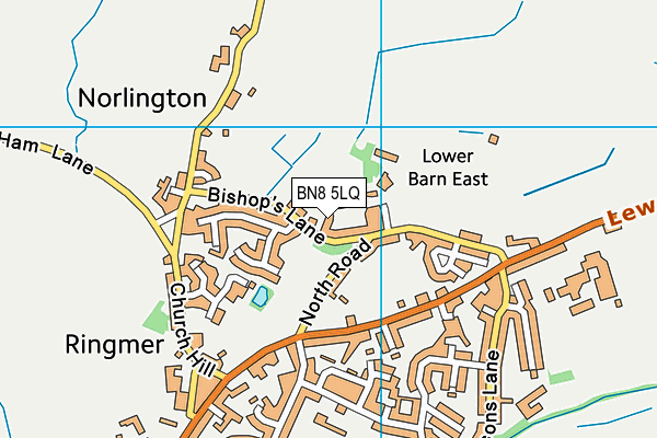 BN8 5LQ map - OS VectorMap District (Ordnance Survey)