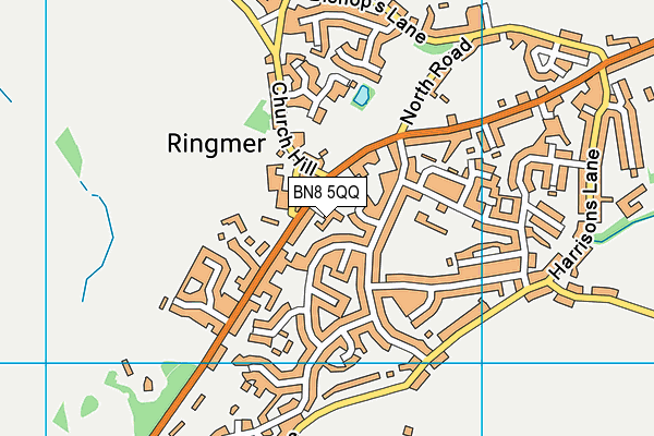 BN8 5QQ map - OS VectorMap District (Ordnance Survey)