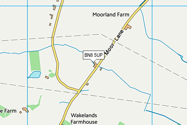 BN8 5UP map - OS VectorMap District (Ordnance Survey)