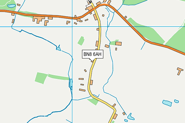 Laughton Community Primary School map (BN8 6AH) - OS VectorMap District (Ordnance Survey)