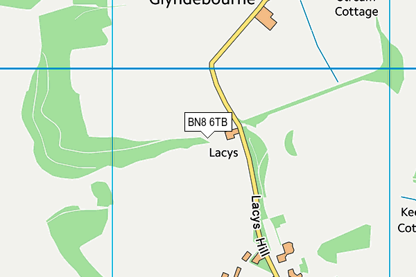 BN8 6TB map - OS VectorMap District (Ordnance Survey)