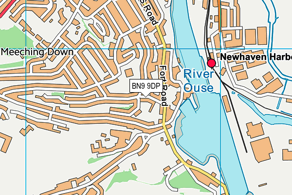 BN9 9DP map - OS VectorMap District (Ordnance Survey)