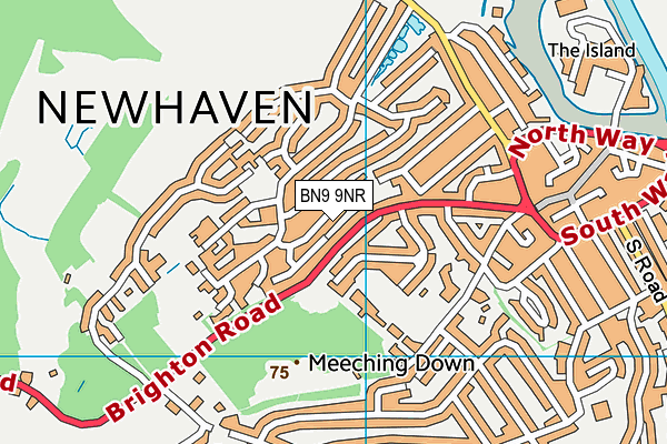 BN9 9NR map - OS VectorMap District (Ordnance Survey)