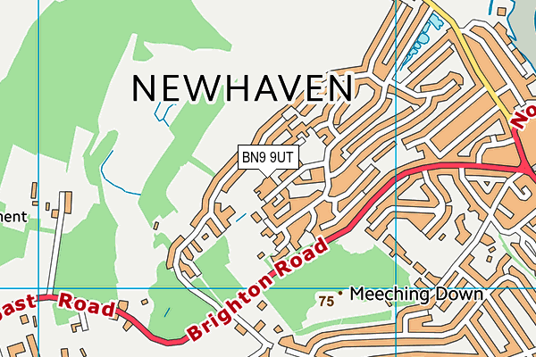 Breakwater Academy map (BN9 9UT) - OS VectorMap District (Ordnance Survey)