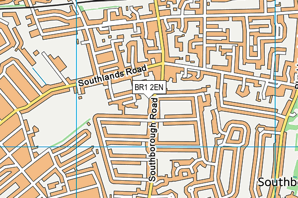 BR1 2EN map - OS VectorMap District (Ordnance Survey)
