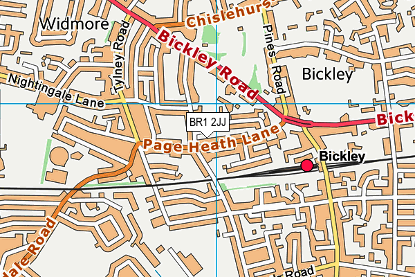 BR1 2JJ map - OS VectorMap District (Ordnance Survey)