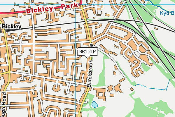 BR1 2LP map - OS VectorMap District (Ordnance Survey)