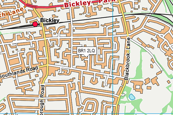 BR1 2LQ map - OS VectorMap District (Ordnance Survey)