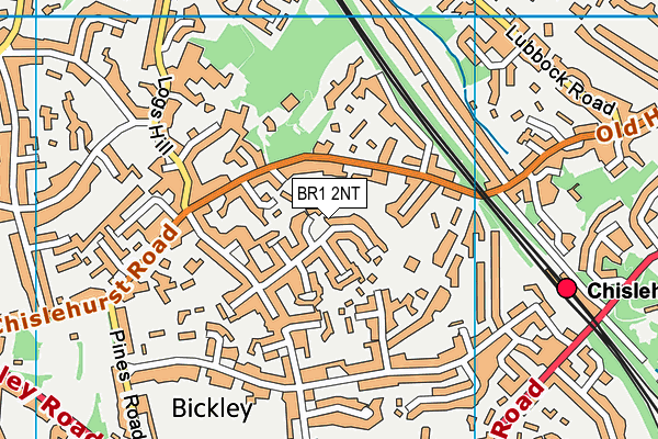 BR1 2NT map - OS VectorMap District (Ordnance Survey)