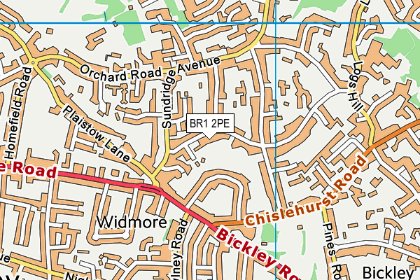 Map of IPS LEATHERHEAD LIMITED at district scale