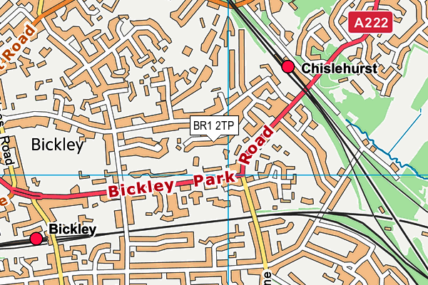 BR1 2TP map - OS VectorMap District (Ordnance Survey)