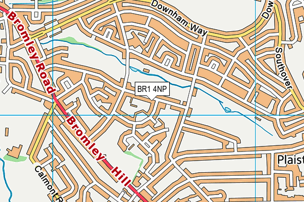 BR1 4NP map - OS VectorMap District (Ordnance Survey)