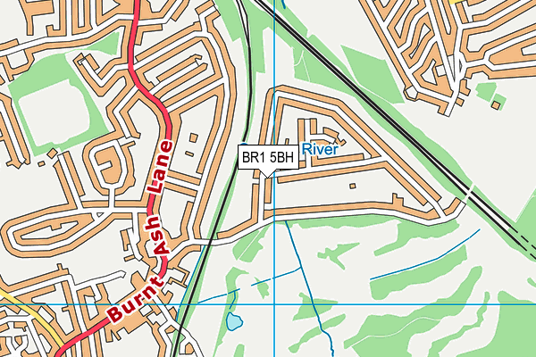 BR1 5BH map - OS VectorMap District (Ordnance Survey)