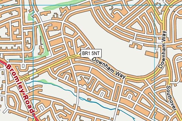 BR1 5NT map - OS VectorMap District (Ordnance Survey)