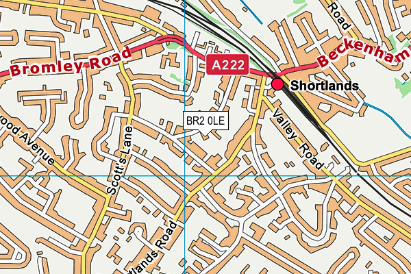 BR2 0LE map - OS VectorMap District (Ordnance Survey)