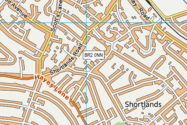 BR2 0NN map - OS VectorMap District (Ordnance Survey)