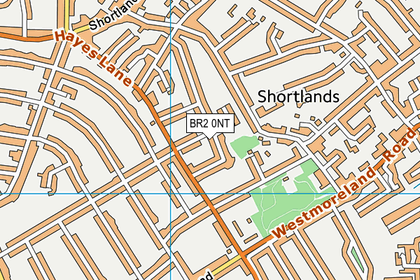 BR2 0NT map - OS VectorMap District (Ordnance Survey)