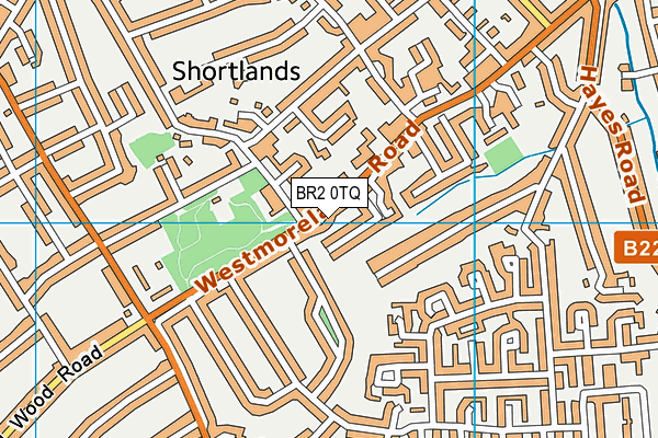 BR2 0TQ map - OS VectorMap District (Ordnance Survey)