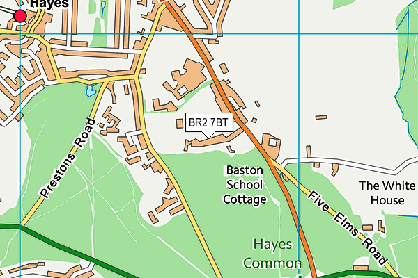 BR2 7BT map - OS VectorMap District (Ordnance Survey)