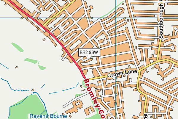 Map of 10-12 WAVERLEY CLOSE LIMITED at district scale