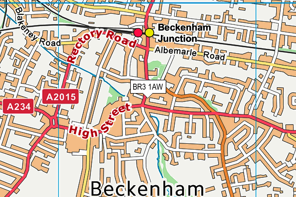 Map of QBH (EAST GRINSTEAD) LTD at district scale
